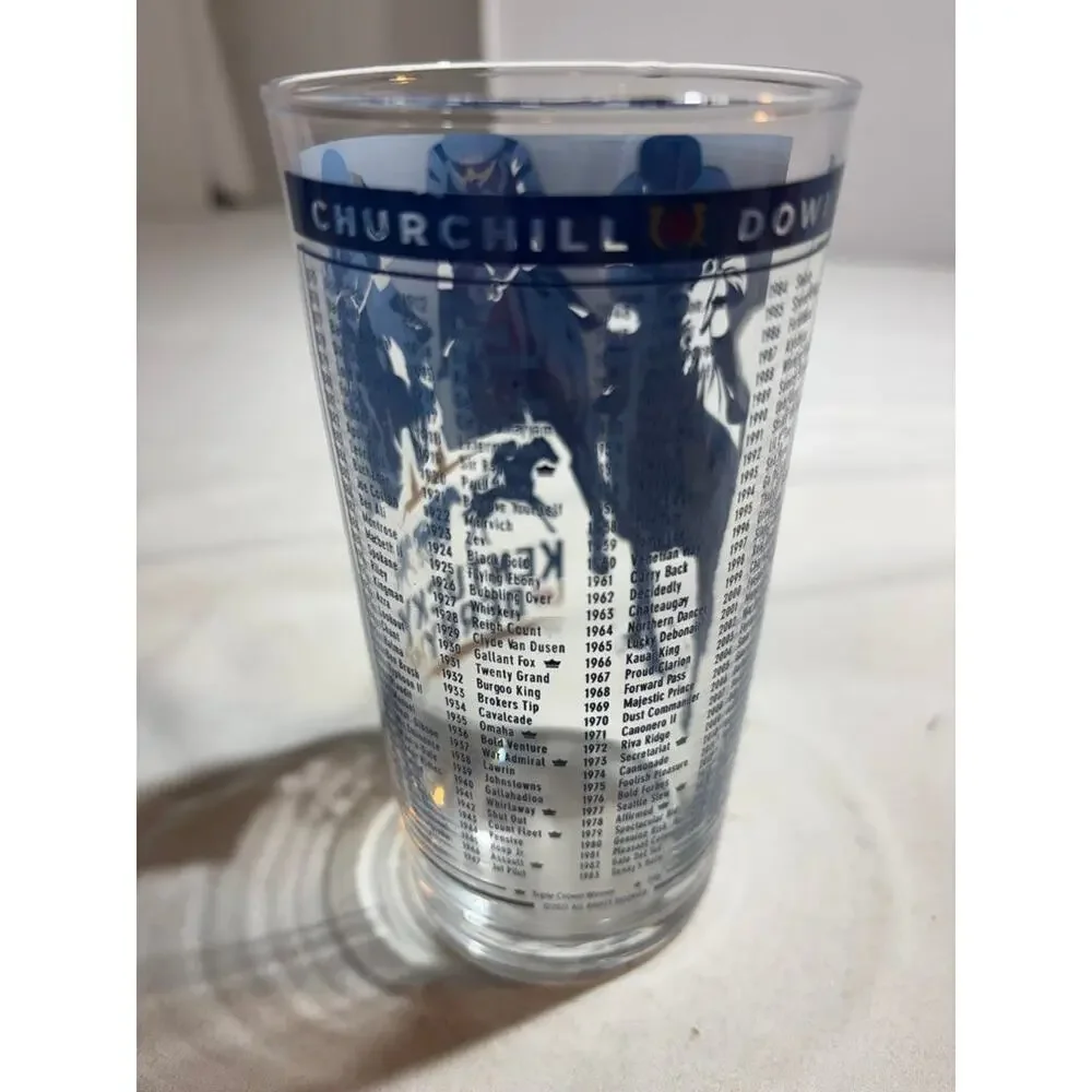 Kentucky Derby 147th Commemorative Glass